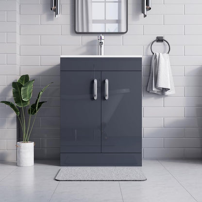 BELOFAY New York 500mm Floor Standing Bathroom Vanity Unit With Basin