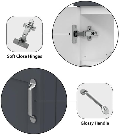 BELOFAY Crawley 400mm Floor Standing Bathroom Vanity Unit With Basin