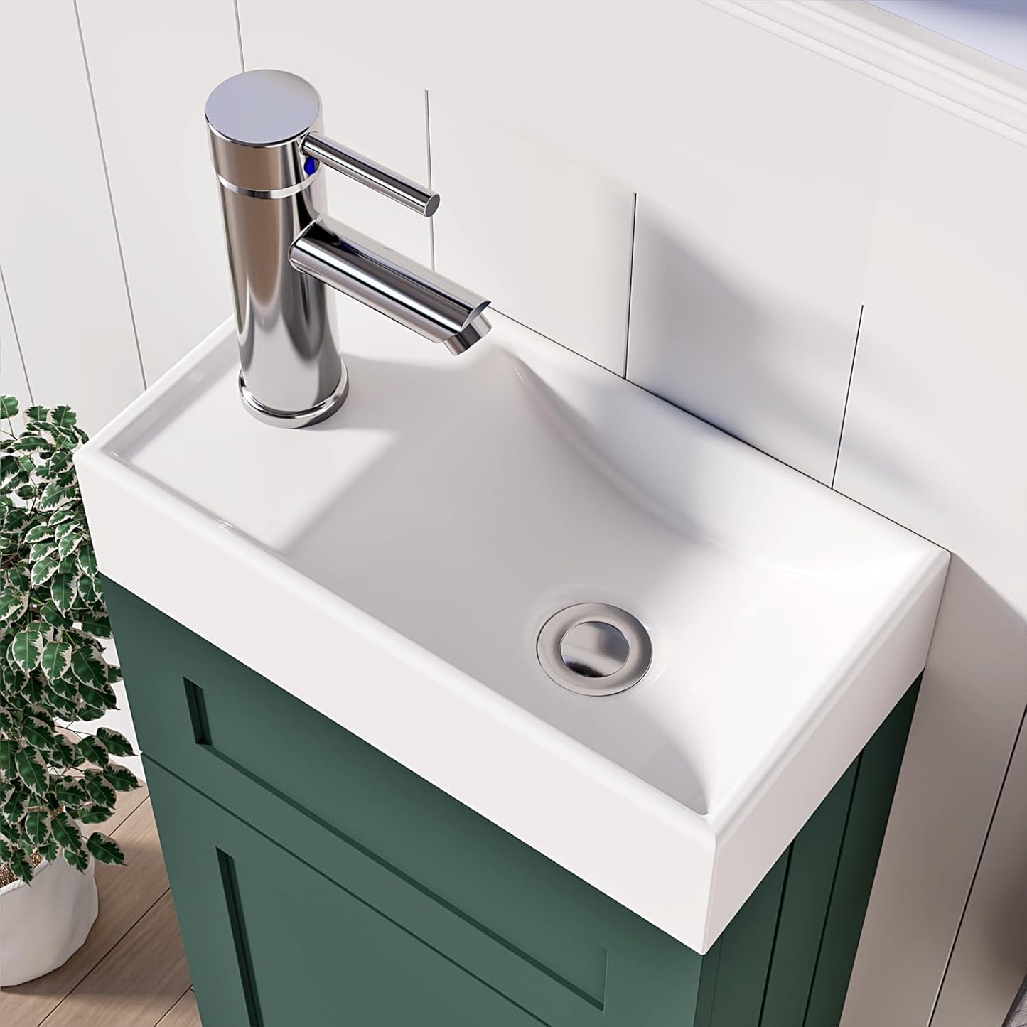 BELOFAY Crawley 400mm Floor Standing Bathroom Vanity Unit With Basin